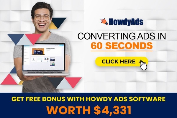 HowdyAds 45 in 1 Ads Creation Software - Graphic Designs