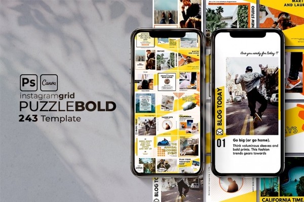 Instagram Puzzle Bold Bundle - Graphic Designs