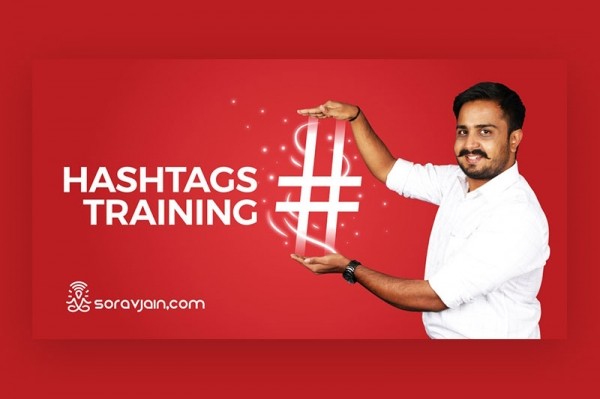 Hashtags Training By Sorav Jain - Graphic Designs