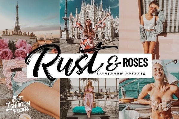 Rust and Roses Blogger presets - Graphic Designs
