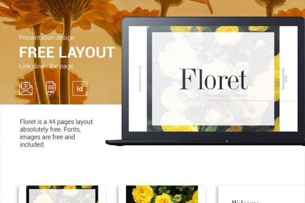 Floret Free Proposal Template - Graphic Designs