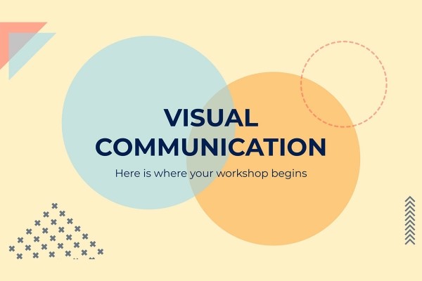Visual Communication Workshop Presentation Free Google Slides theme and PowerPoint template - Graphic Designs
