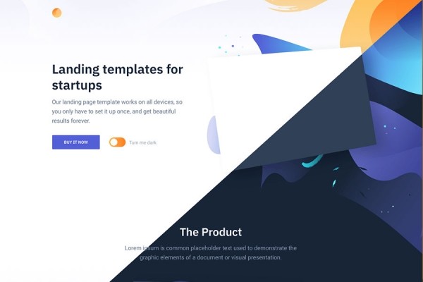 Switch – HTML Landing Page - Graphic Designs