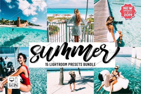 Summer pack travel blogger presets - Graphic Designs