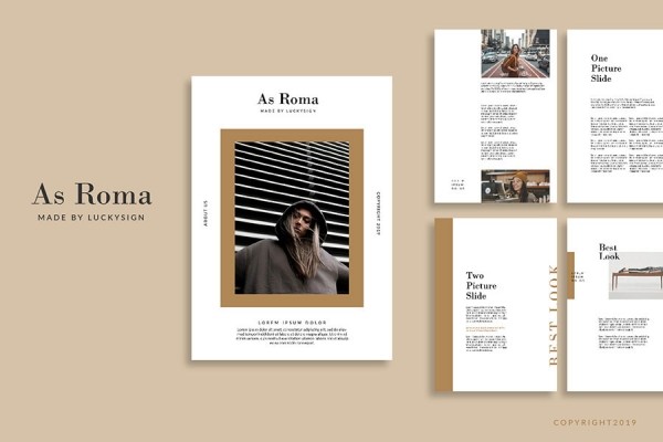 As Roma Magazine Template - Graphic Designs