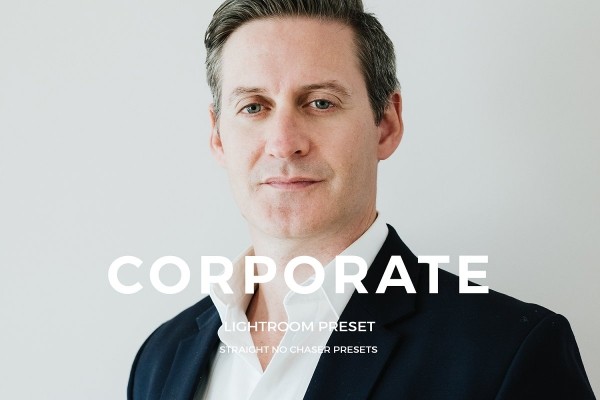 Corporate Headshot Lightroom Preset - Graphic Designs