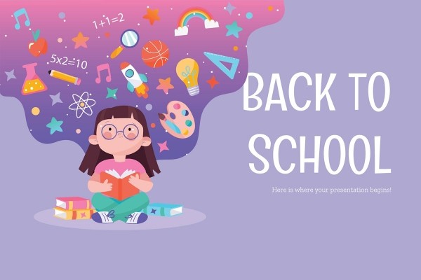 Back to School Social Media Presentation Free Google Slides theme and PowerPoint template - Graphic Designs