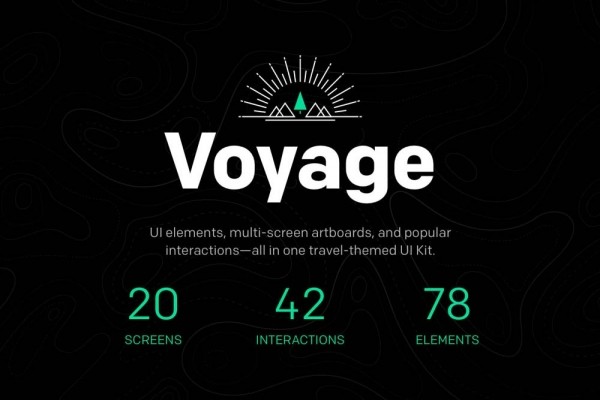 Free Voyage UI Kit - Graphic Designs