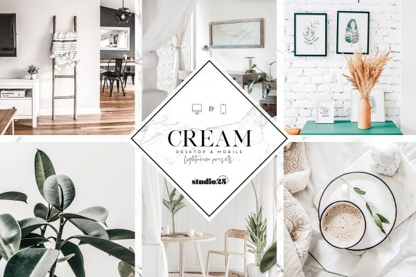 3 white interior lightroom presets - Graphic Designs