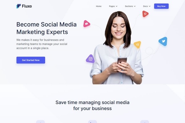 Fluxo – Social Media Marketing - Graphic Designs