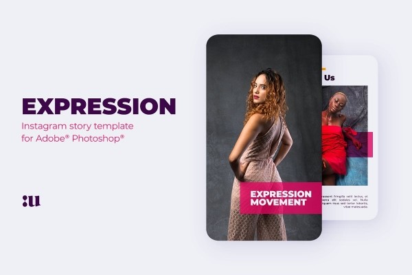 Expression Instagram Story Template - Graphic Designs