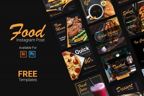 Free Food Instagram Post - Graphic Designs