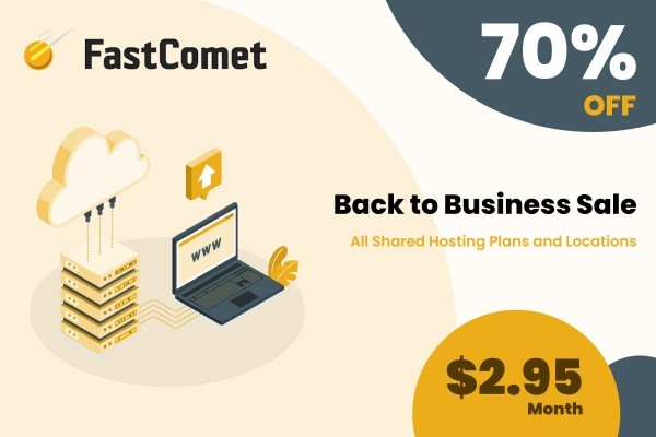 Fastcomet Hosting Black Friday Deal 2020 - Graphic Designs