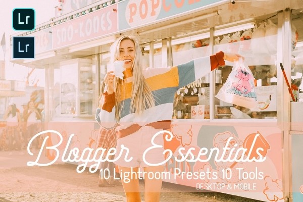 Blogger Essentials Lightroom Presets - Graphic Designs