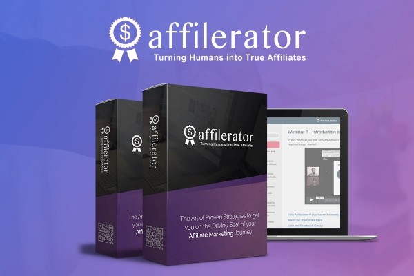 Affilerator - Affiliate Marketing Training Course By Roshni Dhal and Gaurav Madaan - Graphic Designs