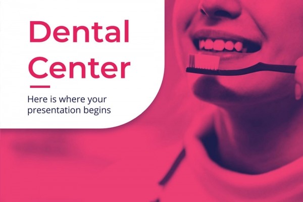 Dental Center Presentation Free Google Slides theme and PowerPoint template - Graphic Designs
