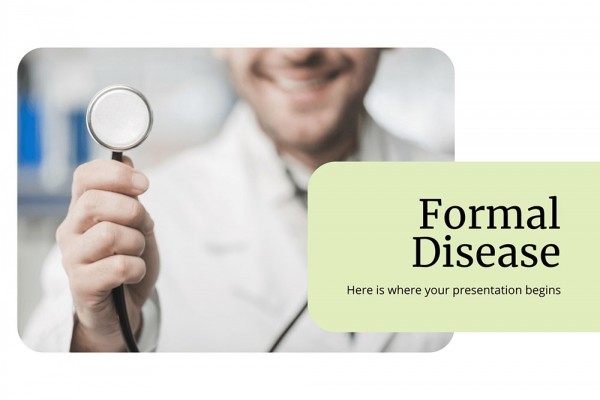 Formal Disease Presentation Free Google Slides theme and PowerPoint template - Graphic Designs