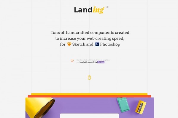 UI Kit Landing Page - Graphic Designs